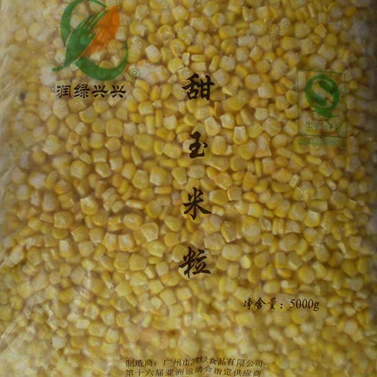 冷凍蔬菜玉米粒，潤綠食品