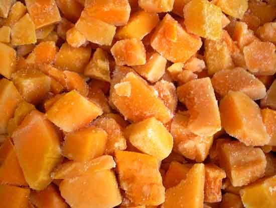 冷凍南瓜塊，潤(rùn)綠食品廠家批發(fā)
